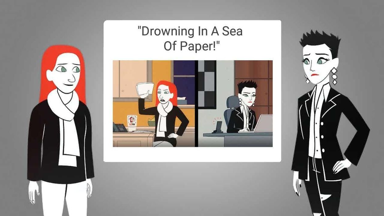 Drowning In A Sea Of Paper