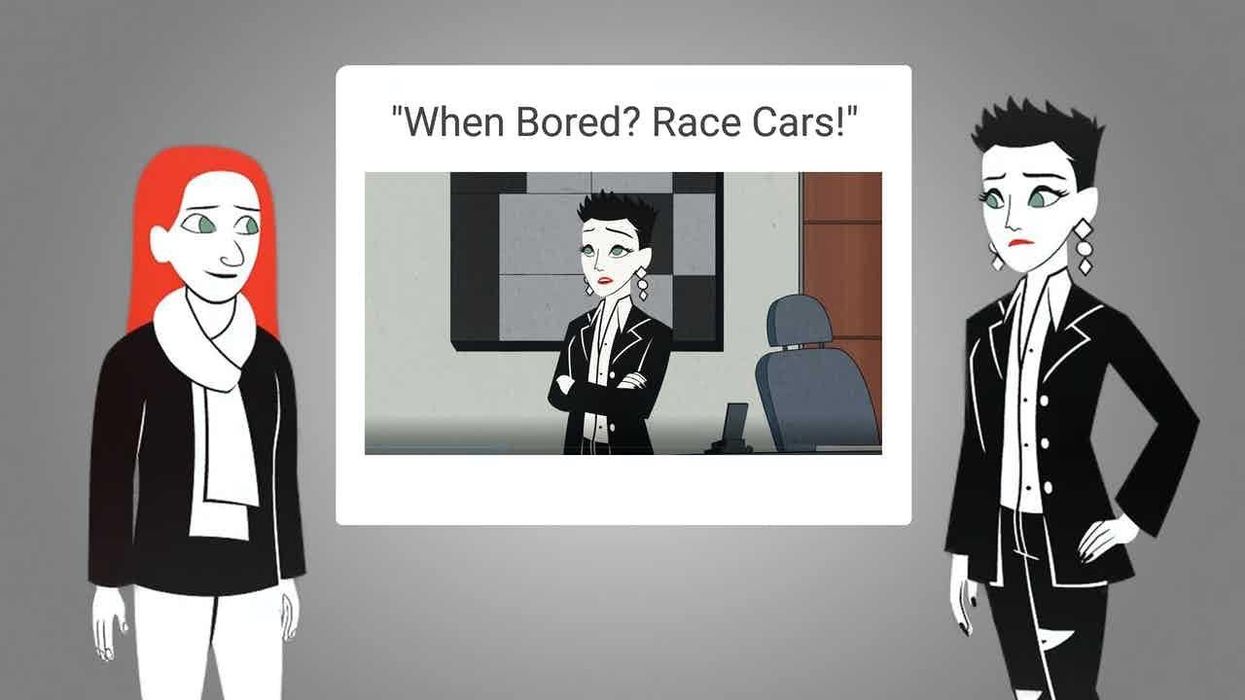 When Bored? Race Cars!